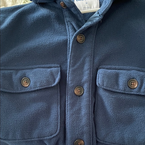 Old Navy Navy Blue Fleece Jacket - Picture 7 of 8